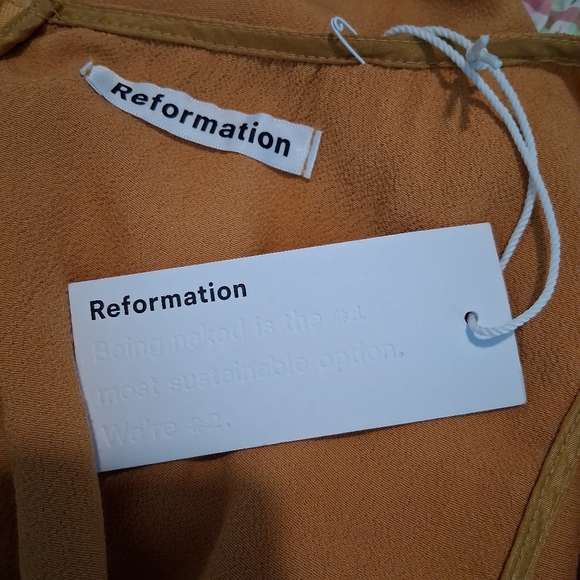 Reformation Tiegan Dress Size 10 NWT - Picture 5 of 7